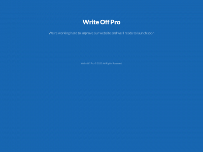 writeoffpro.com snapshot