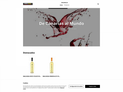 vinos8islas.com snapshot