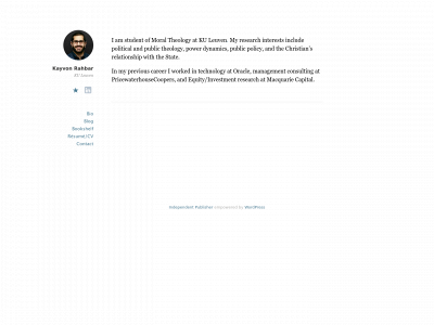 kayvonrahbar.com snapshot