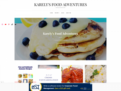 karelysfoodadventures.com snapshot