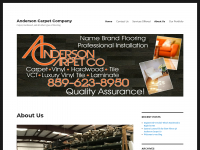 andersoncarpetco.com snapshot