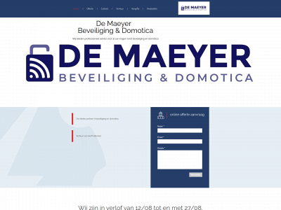 beveiligingdemaeyer.be snapshot