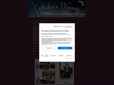 ophelias-dream.de snapshot