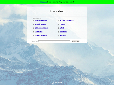 bcoin.shop snapshot