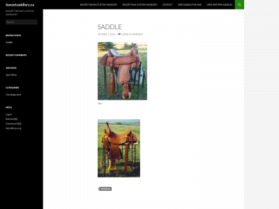 banzetsaddlery.com snapshot