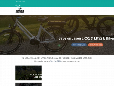 shepscustomebikes.com snapshot
