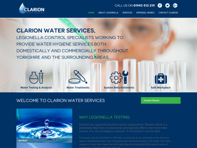 clarionwater.co.uk snapshot
