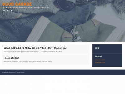 goodgarageshop.com snapshot