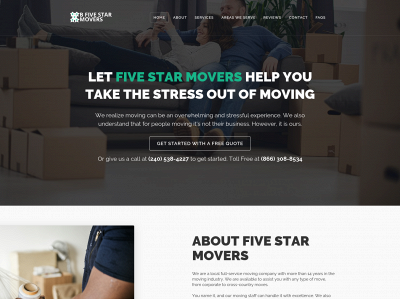 bfivestarmovers.com snapshot
