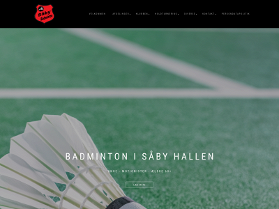 saabybadminton.dk snapshot