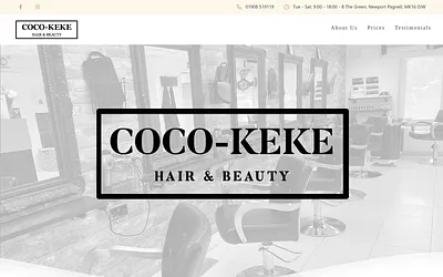 coco-keke-hairandbeauty.co.uk snapshot