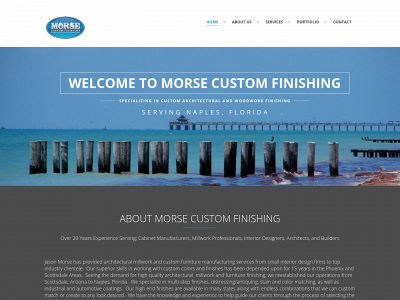 morsecustomfinishing.com snapshot