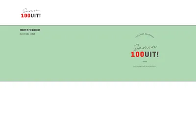100uit.nl snapshot