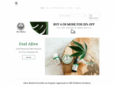 www.shopalivemarket.com snapshot