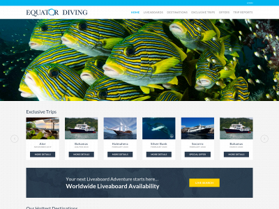 equatordiving.com snapshot