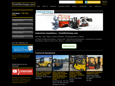 forkliftscheap.com snapshot