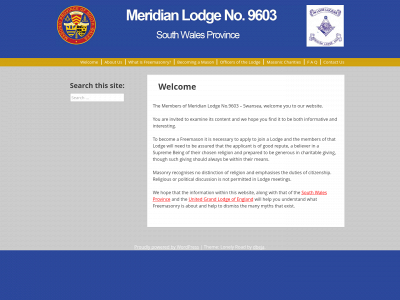 meridianlodgeswansea.co.uk snapshot