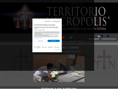 territorionecropolis.com snapshot