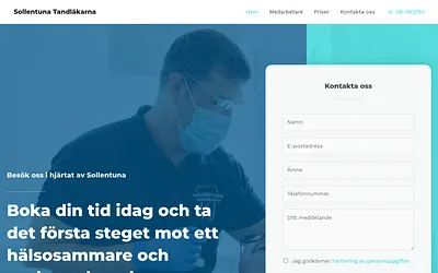 tandlakaresollentuna.se snapshot