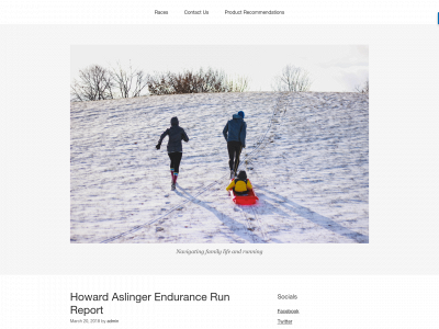 therunningfamily.org snapshot