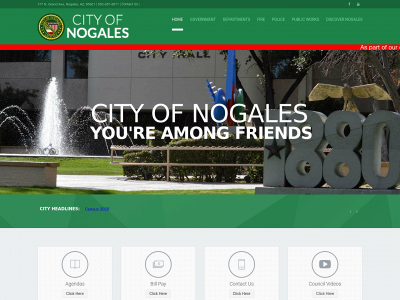 nogalesaz.gov snapshot