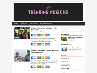trendingmusicke.co.ke snapshot