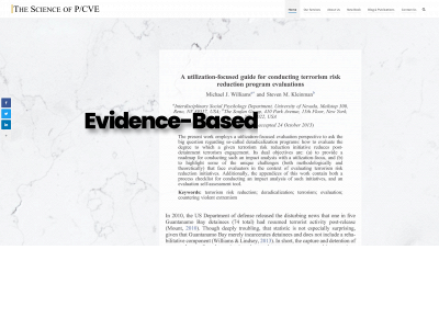 thescienceofpcve.org snapshot