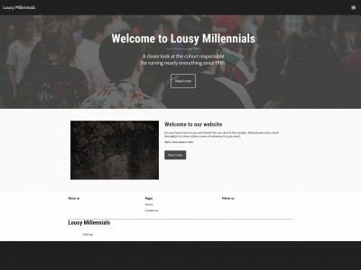 lousymillennials.com snapshot