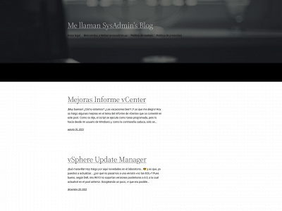 mellamansysadmin.es snapshot