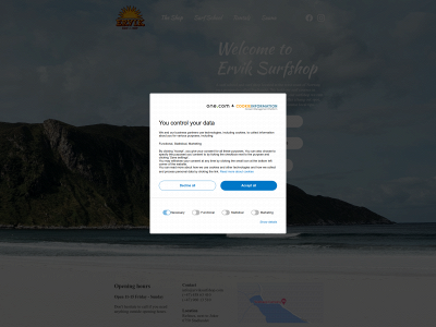 erviksurfshop.com snapshot