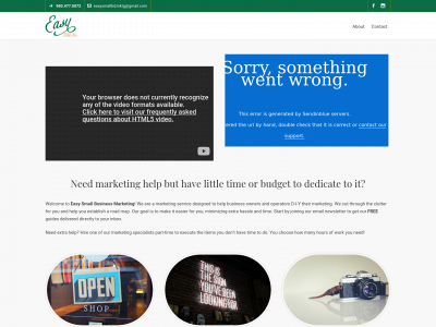 easysmallbizmktg.com snapshot