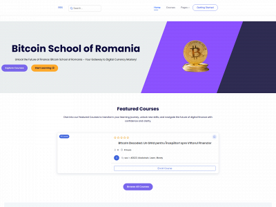 romaniabitcoinschool.com snapshot