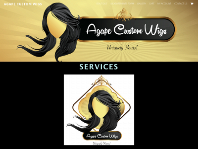 agapecustomwigs.com snapshot