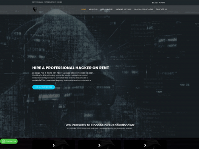 hireverifiedhacker.com snapshot