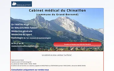 medecin-chinaillon.fr snapshot
