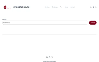 interceptorhealth.com snapshot