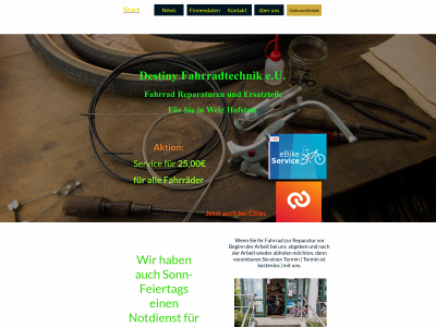destiny-fahrradtechnik.at snapshot