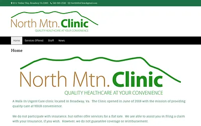 northmountainclinic.com snapshot