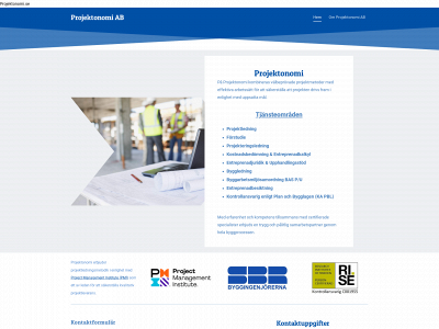 projektonomi.se snapshot