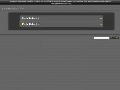 paolomanrique.com snapshot