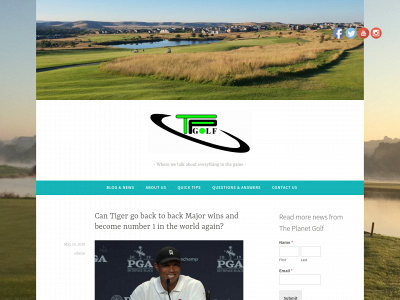 theplanetgolf.com snapshot