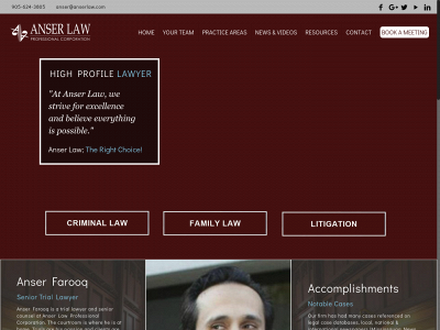 anserlaw.com snapshot