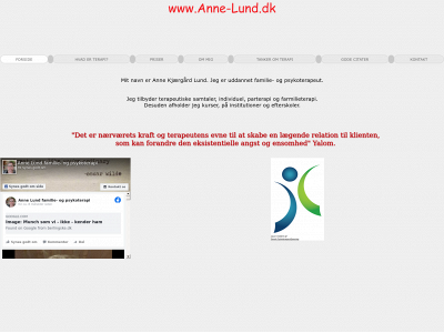 anne-lund.dk snapshot