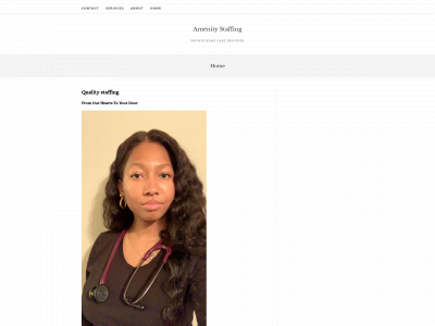 amenitystaffing.com snapshot