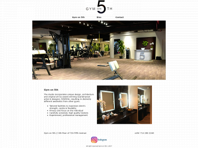 gymon5th.com snapshot