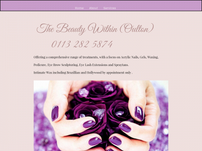 thebeautywithin.website snapshot