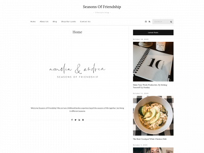 ameliaandandrea.com snapshot