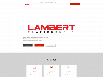lambertsetertrafikkskole.com snapshot