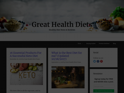 greathealthdiets.com snapshot