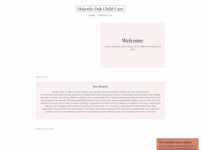 majesticoakchildcare.com snapshot